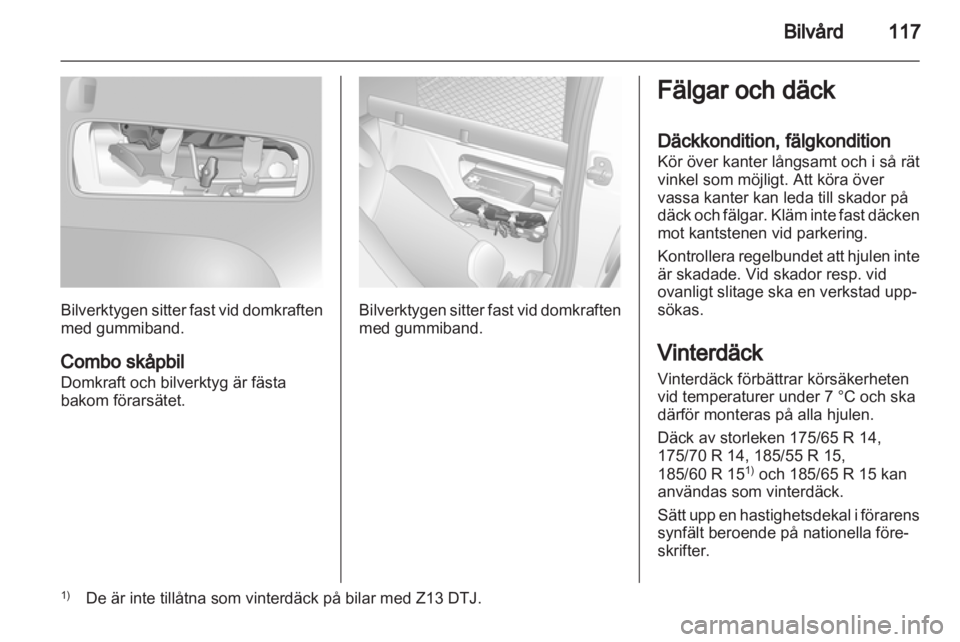OPEL COMBO 2011.5  Instruktionsbok 