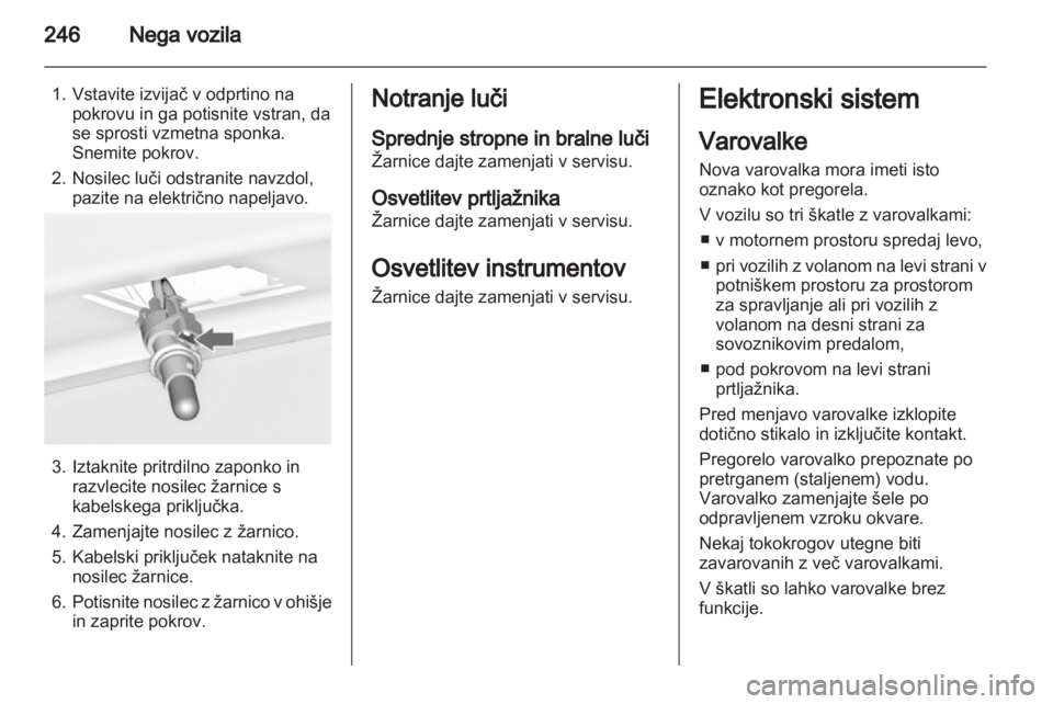 OPEL ASTRA J 2013 Uporabniški priročnik OPEL ASTRA J 2013 Uporabniški priročnik