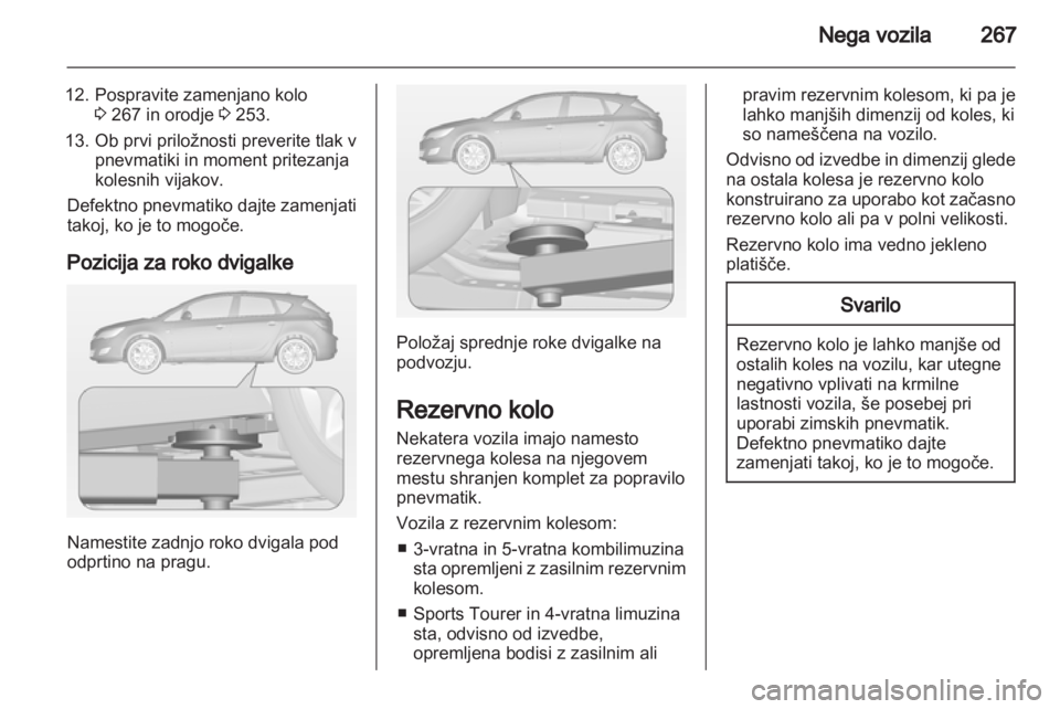 OPEL ASTRA J 2013 Uporabniški priročnik OPEL ASTRA J 2013 Uporabniški priročnik