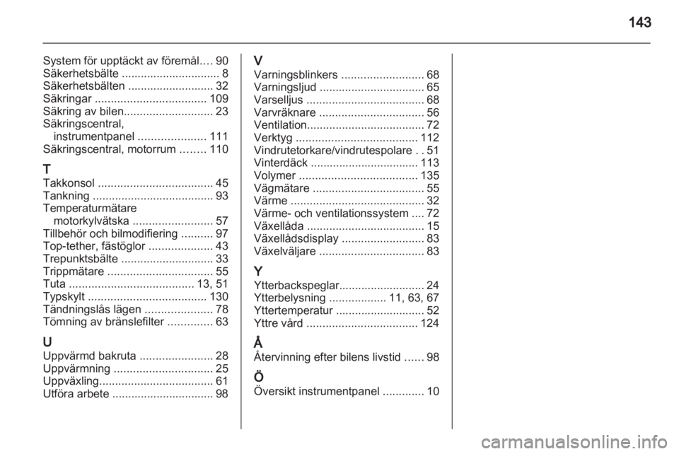 OPEL COMBO D 2012  Instruktionsbok 