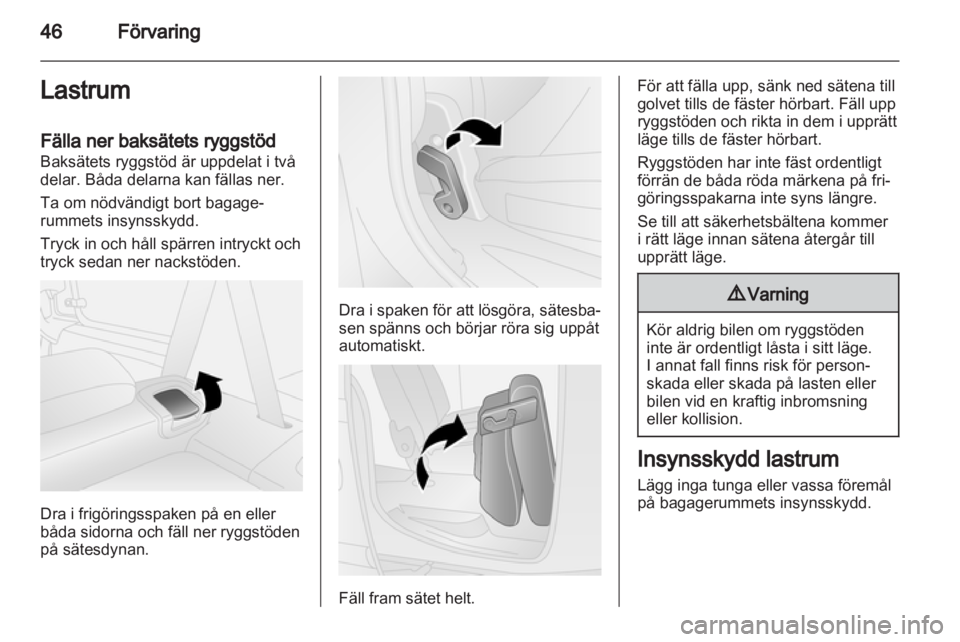 OPEL COMBO D 2012  Instruktionsbok 