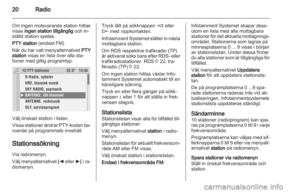 OPEL CORSA 2010.5 Handbok för infotainmentsystem OPEL CORSA 2010.5 Handbok för infotainmentsystem