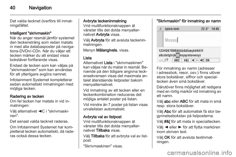 OPEL CORSA 2010.5 Handbok för infotainmentsystem OPEL CORSA 2010.5 Handbok för infotainmentsystem