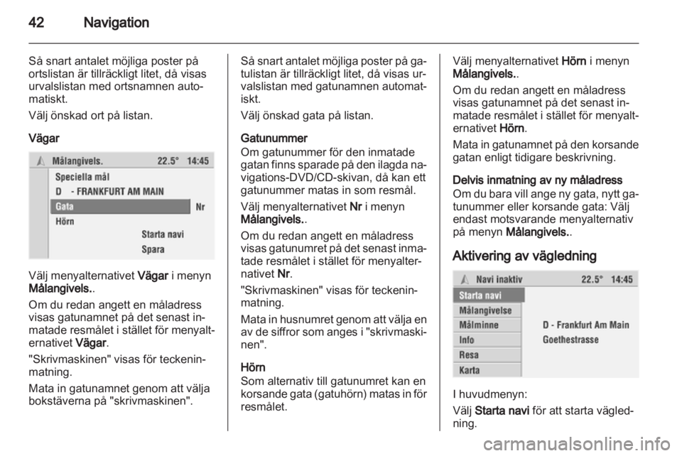 OPEL CORSA 2010.5 Handbok för infotainmentsystem OPEL CORSA 2010.5 Handbok för infotainmentsystem