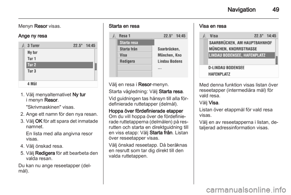 OPEL CORSA 2010.5 Handbok för infotainmentsystem OPEL CORSA 2010.5 Handbok för infotainmentsystem