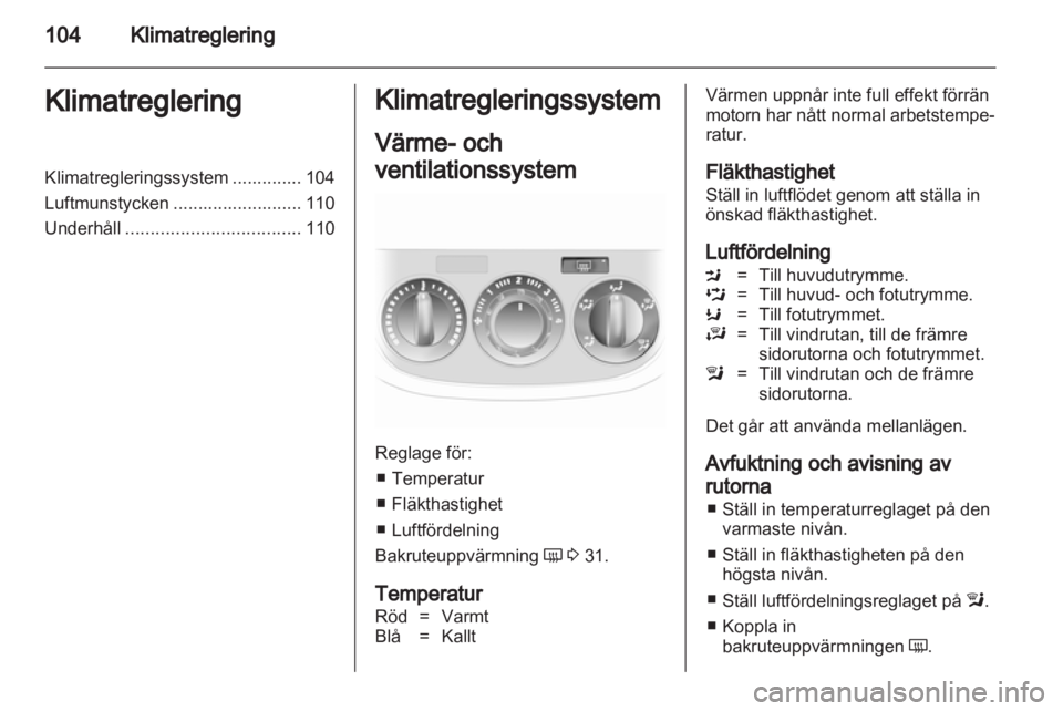 OPEL CORSA 2011 Instruktionsbok OPEL CORSA 2011 Instruktionsbok