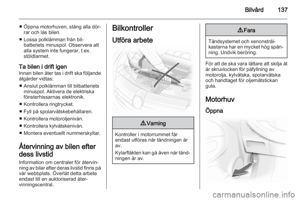 OPEL CORSA 2012  Instruktionsbok 