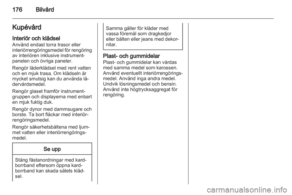 OPEL CORSA 2012  Instruktionsbok 
