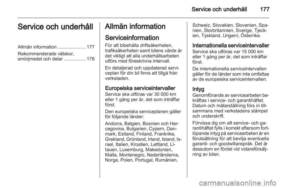 OPEL CORSA 2012  Instruktionsbok 
