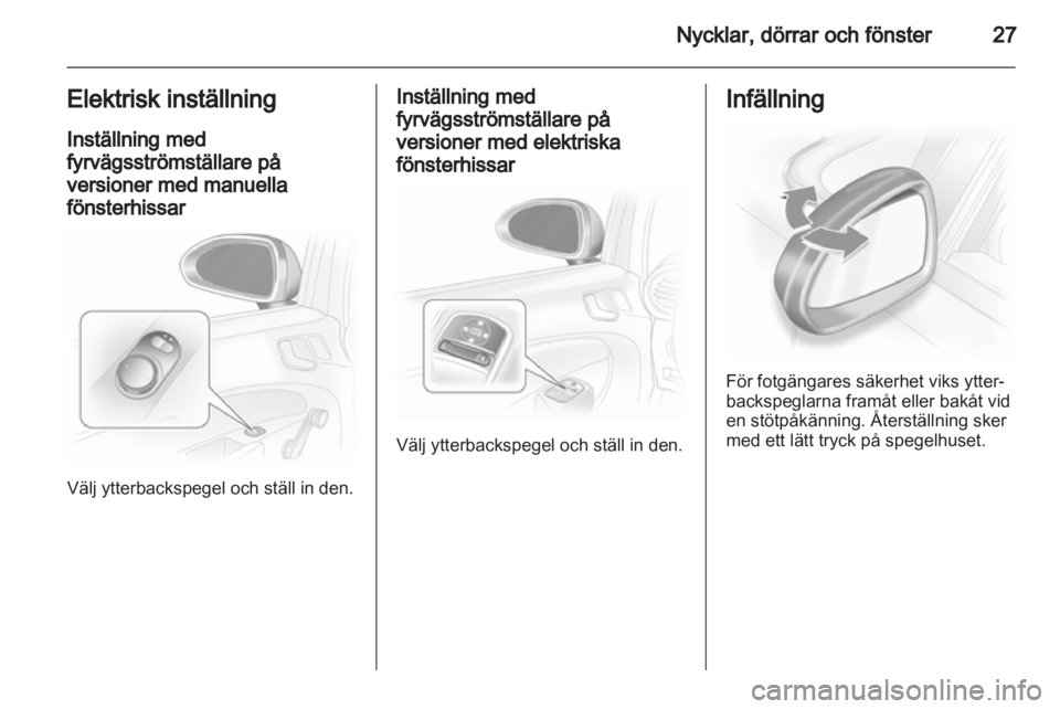 OPEL CORSA 2012 Instruktionsbok OPEL CORSA 2012 Instruktionsbok
