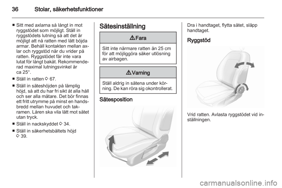 OPEL CORSA 2012 Instruktionsbok OPEL CORSA 2012 Instruktionsbok