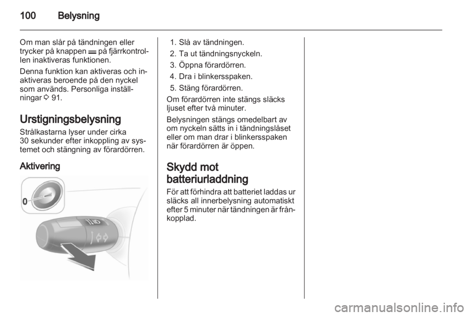 OPEL CORSA 2012.5 Instruktionsbok OPEL CORSA 2012.5 Instruktionsbok