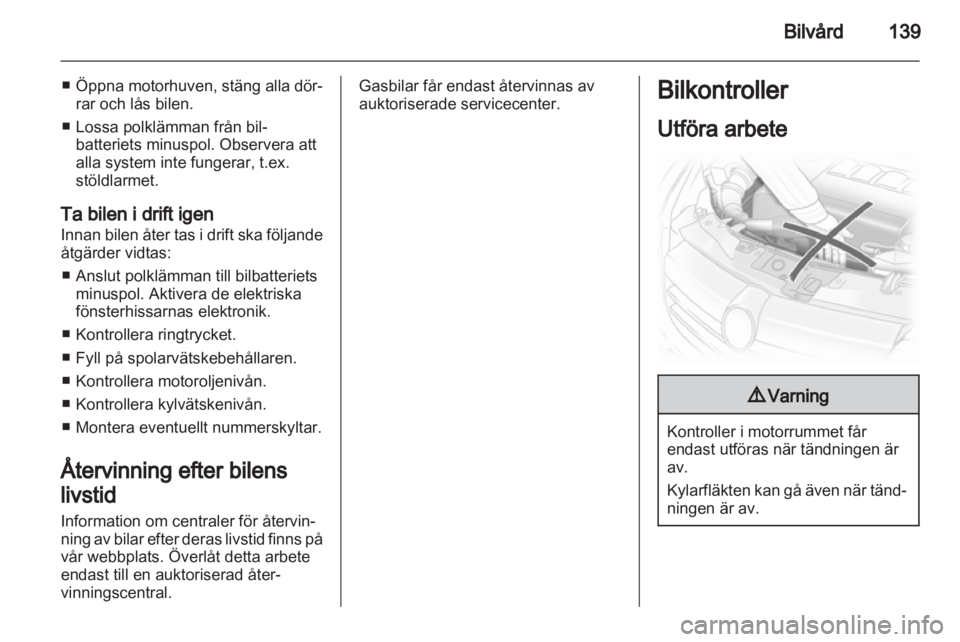 OPEL CORSA 2012.5  Instruktionsbok 