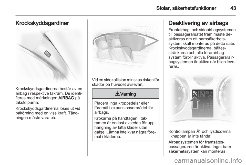 OPEL CORSA 2012.5  Instruktionsbok 