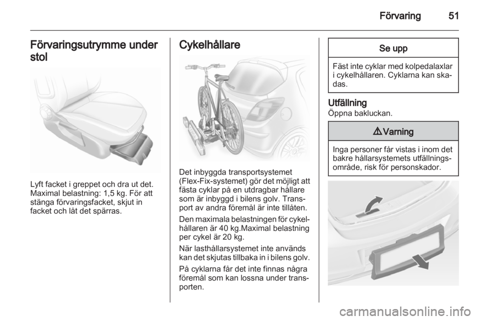 OPEL CORSA 2012.5  Instruktionsbok 