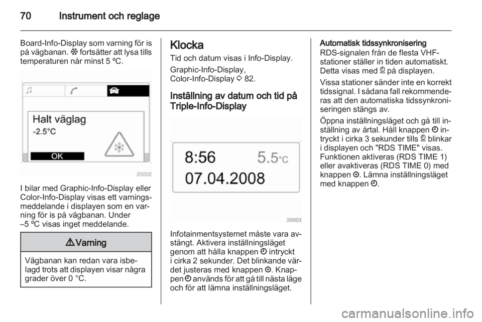 OPEL CORSA 2012.5  Instruktionsbok 