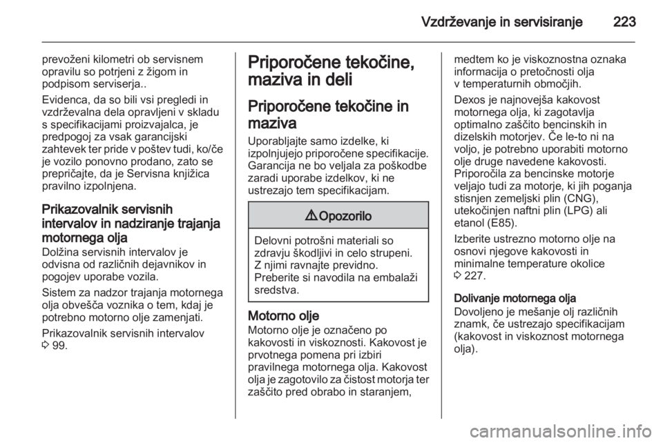 OPEL ASTRA J HB5 & ST 2012 Uporabniški priročnik OPEL ASTRA J HB5 & ST 2012 Uporabniški priročnik