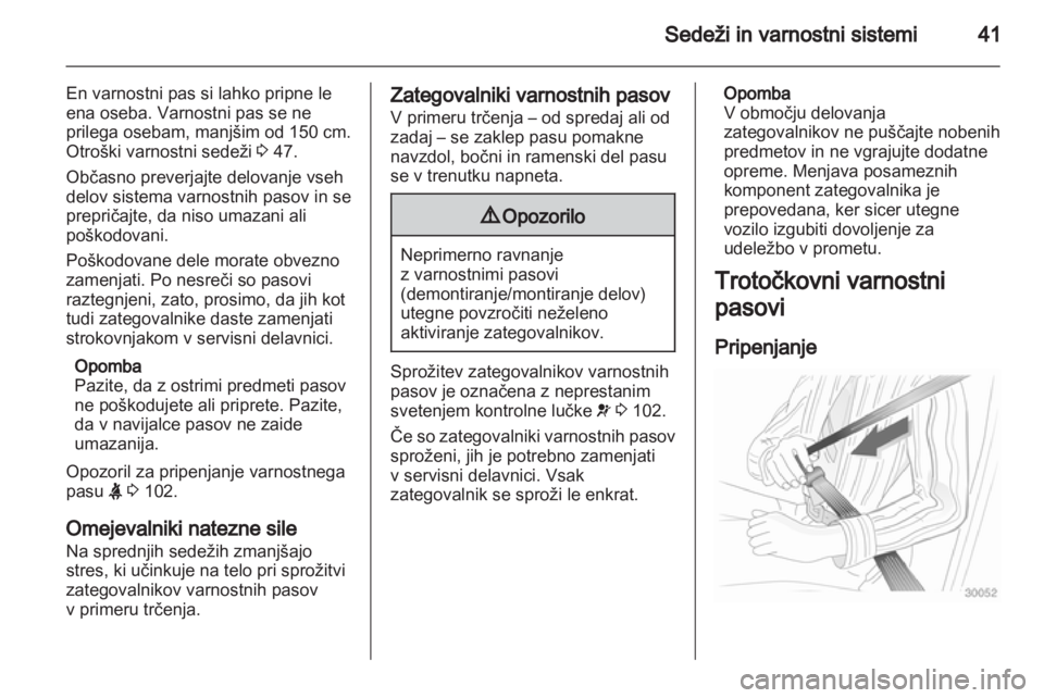OPEL ASTRA J HB5 & ST 2012 Uporabniški priročnik OPEL ASTRA J HB5 & ST 2012 Uporabniški priročnik