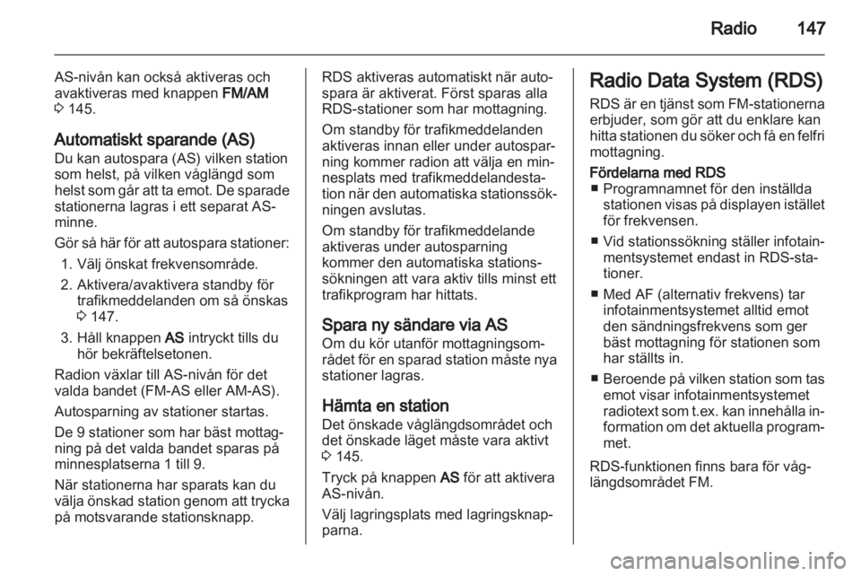 OPEL CORSA 2013 Handbok för infotainmentsystem OPEL CORSA 2013 Handbok för infotainmentsystem