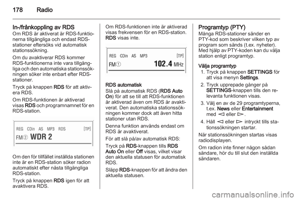 OPEL CORSA 2013  Handbok för infotainmentsystem 