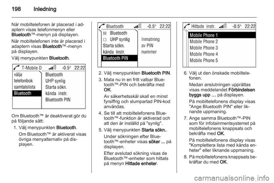 OPEL CORSA 2013  Handbok för infotainmentsystem 