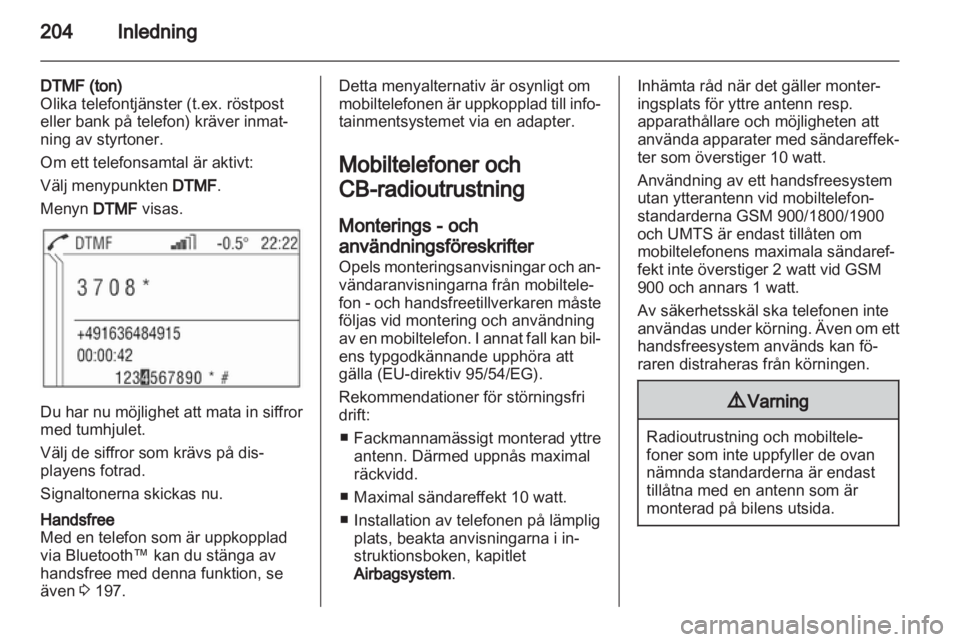 OPEL CORSA 2013  Handbok för infotainmentsystem 