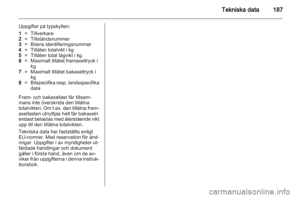 OPEL CORSA 2013  Instruktionsbok 