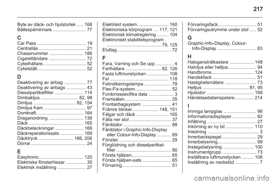 OPEL CORSA 2013  Instruktionsbok 