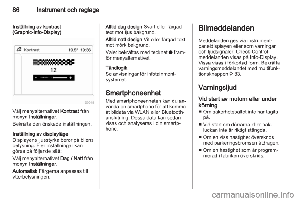 OPEL CORSA 2013  Instruktionsbok 