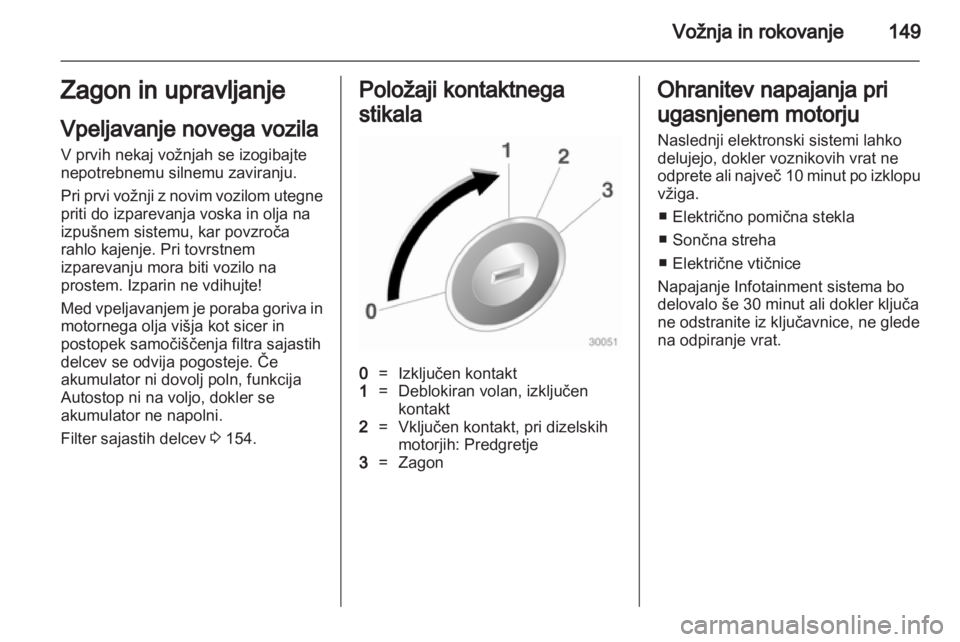 OPEL ASTRA J HB5 & ST 2012.5  Uporabniški priročnik 
