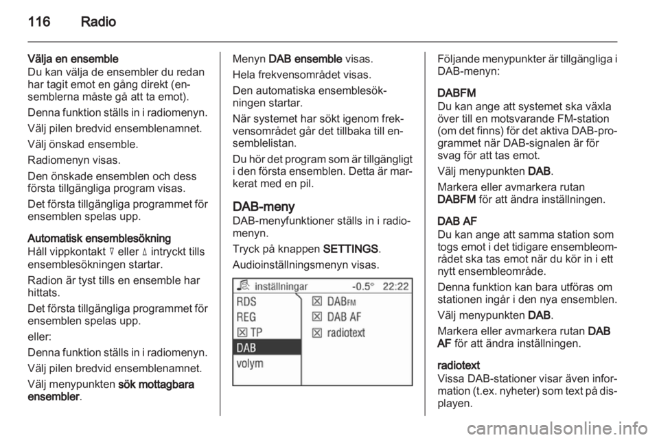 OPEL CORSA 2013.5  Handbok för infotainmentsystem 