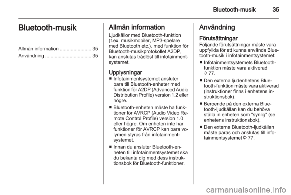 OPEL CORSA 2013.5  Handbok för infotainmentsystem 