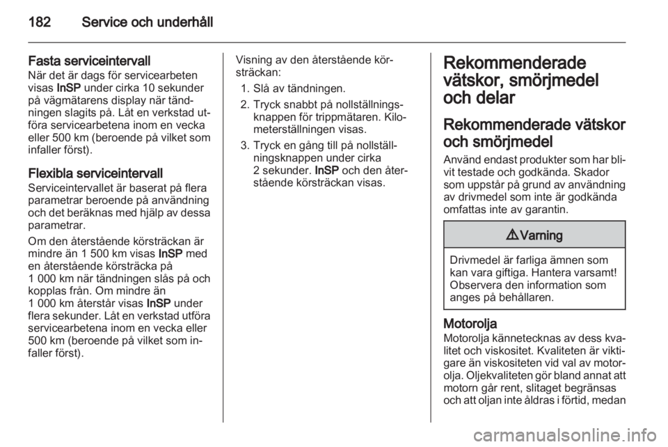 OPEL CORSA 2013.5 Instruktionsbok OPEL CORSA 2013.5 Instruktionsbok