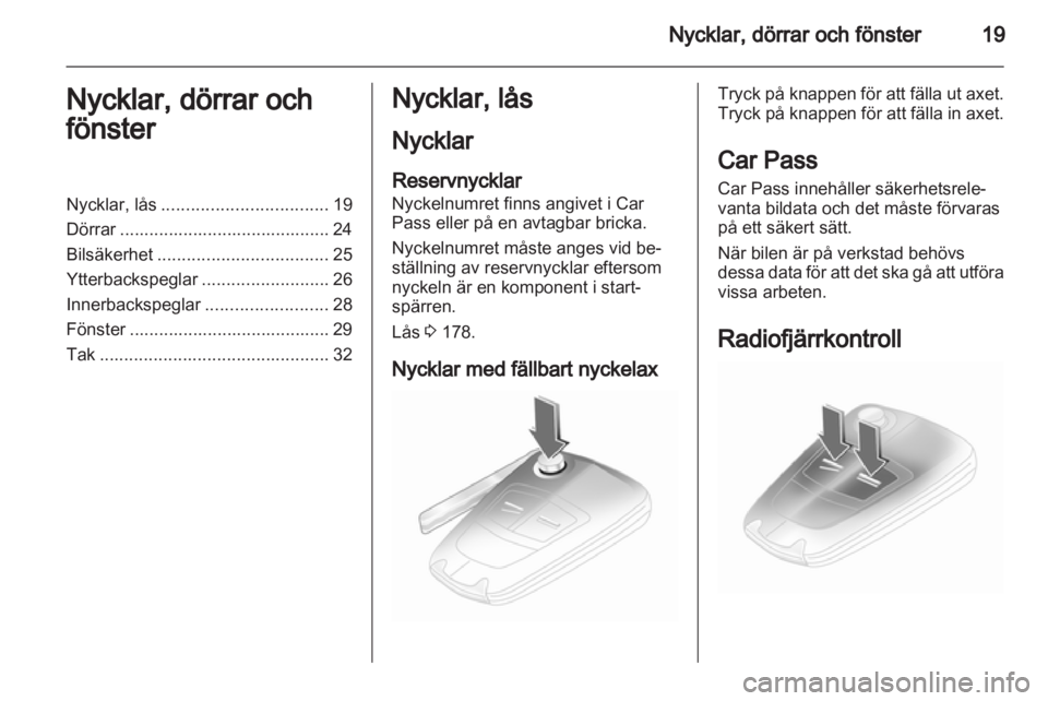 OPEL CORSA 2013.5 Instruktionsbok OPEL CORSA 2013.5 Instruktionsbok