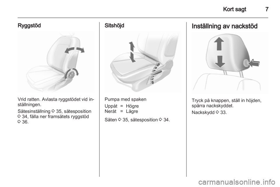 OPEL CORSA 2013.5  Instruktionsbok 