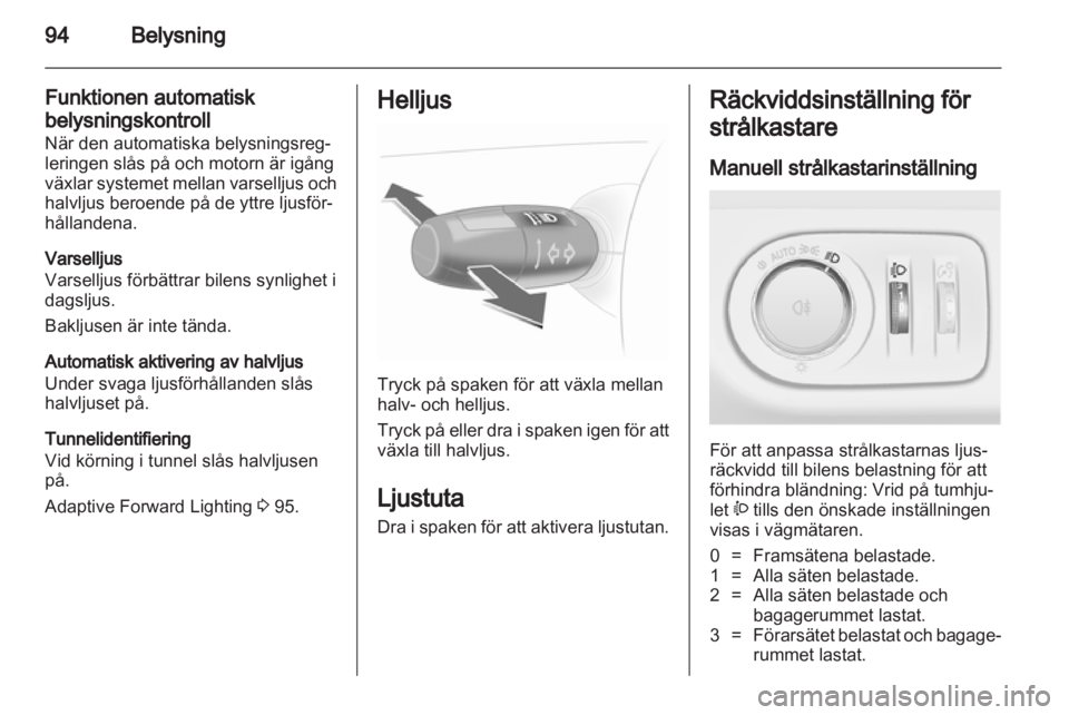 OPEL CORSA 2013.5 Instruktionsbok OPEL CORSA 2013.5 Instruktionsbok