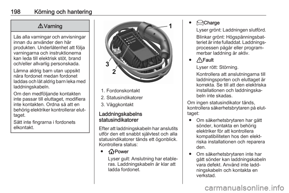 OPEL GRANDLAND X 2020 Instruktionsbok 198Körning och hantering9Varning
Läs alla varningar och anvisningar
innan du använder den här
produkten. Underlåtenhet att följa
varningarna och instruktionerna
kan leda till elektrisk stöt, br OPEL GRANDLAND X 2020 Instruktionsbok 198Körning och hantering9Varning
Läs alla varningar och anvisningar
innan du använder den här
produkten. Underlåtenhet att följa
varningarna och instruktionerna
kan leda till elektrisk stöt, br