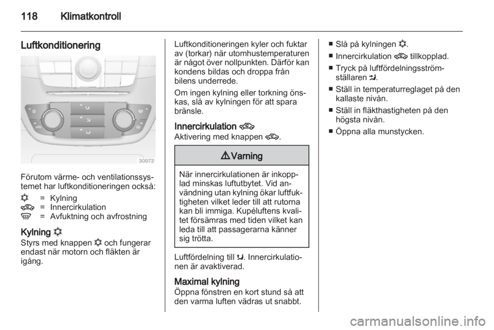 OPEL INSIGNIA 2010  Instruktionsbok 