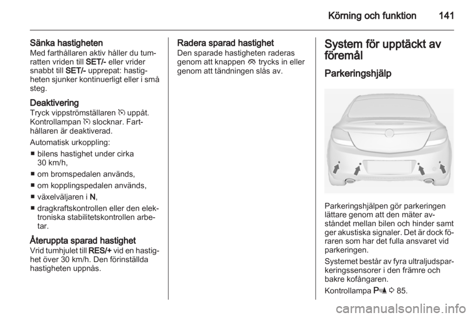 OPEL INSIGNIA 2010  Instruktionsbok 