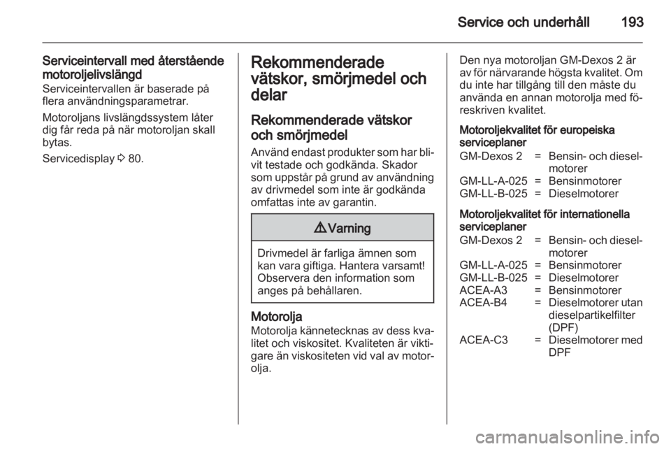 OPEL INSIGNIA 2010  Instruktionsbok 