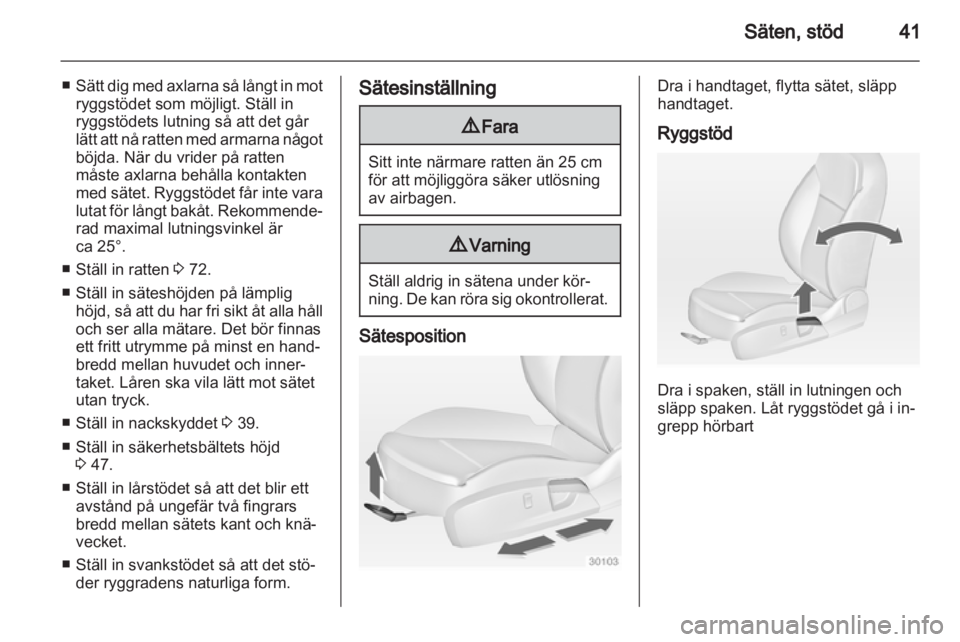 OPEL INSIGNIA 2010  Instruktionsbok 