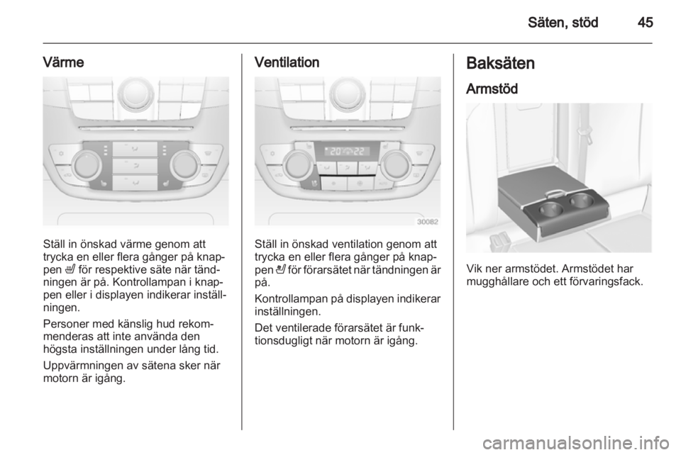 OPEL INSIGNIA 2010  Instruktionsbok 