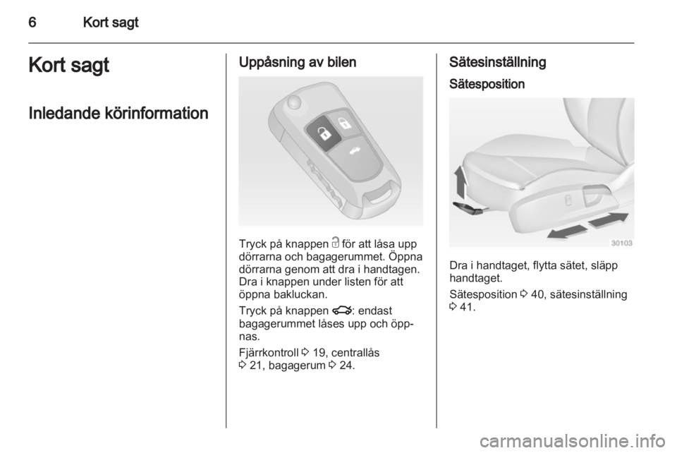 OPEL INSIGNIA 2010  Instruktionsbok 