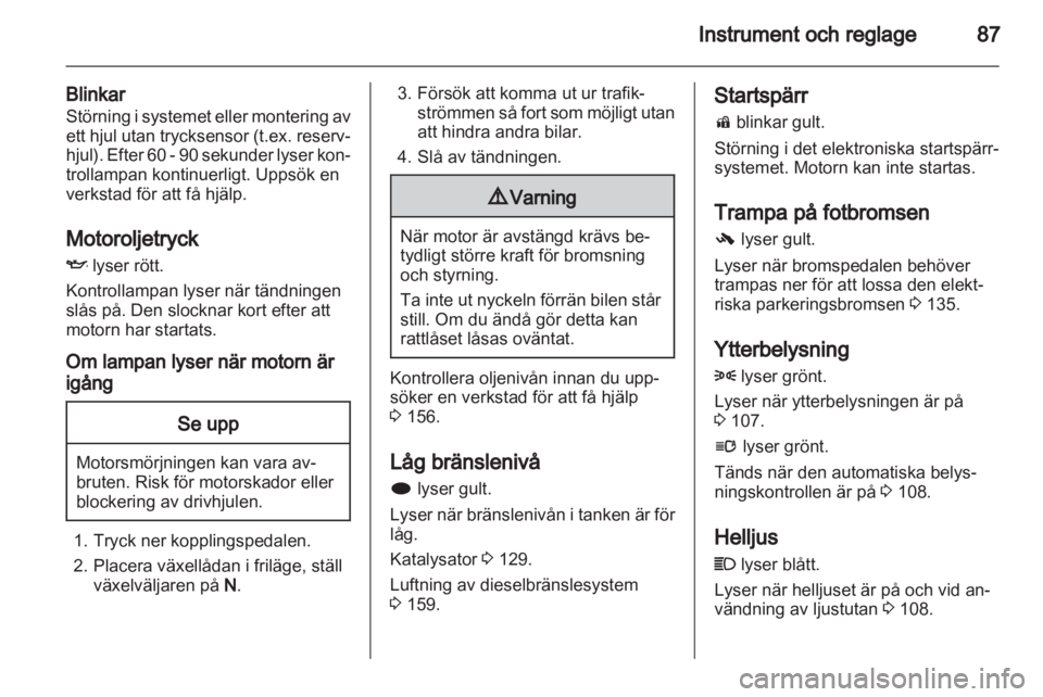 OPEL INSIGNIA 2010  Instruktionsbok 