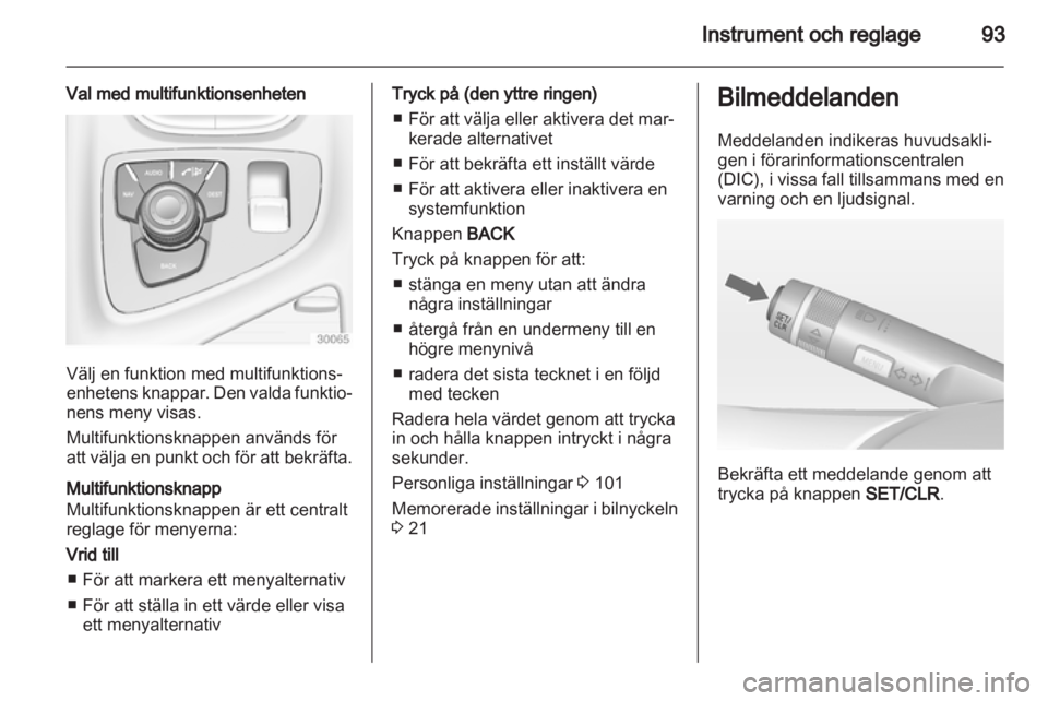 OPEL INSIGNIA 2010  Instruktionsbok 