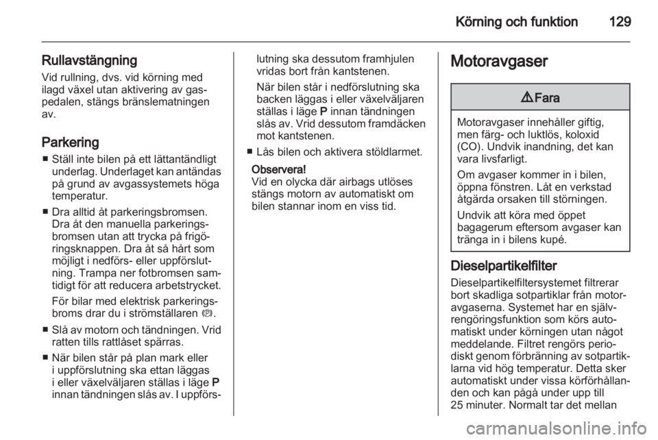 OPEL INSIGNIA 2010.5  Instruktionsbok 