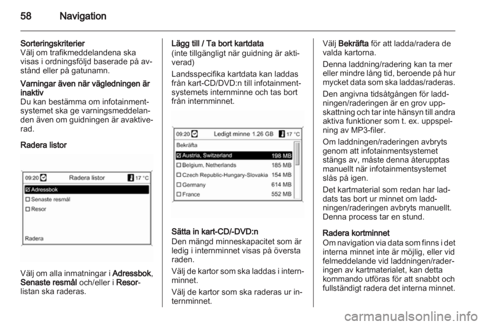 OPEL INSIGNIA 2011 Handbok för infotainmentsystem OPEL INSIGNIA 2011 Handbok för infotainmentsystem