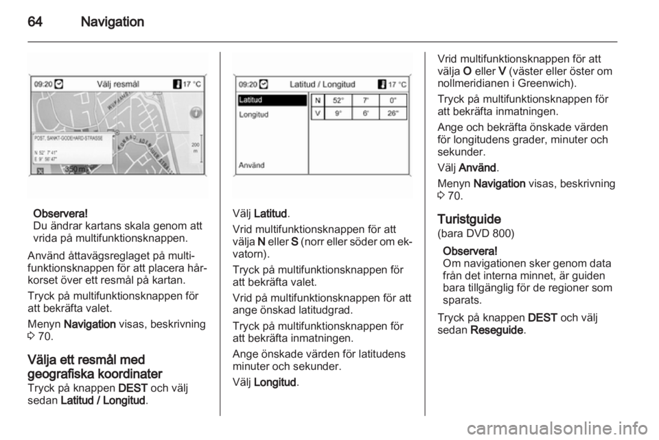 OPEL INSIGNIA 2011  Handbok för infotainmentsystem 