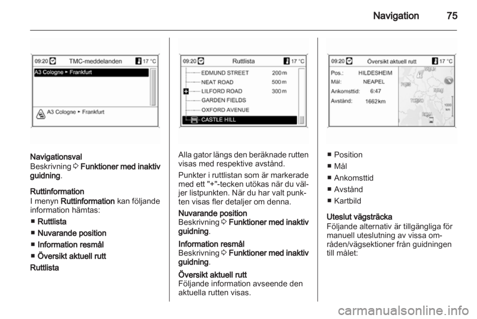 OPEL INSIGNIA 2011 Handbok för infotainmentsystem OPEL INSIGNIA 2011 Handbok för infotainmentsystem