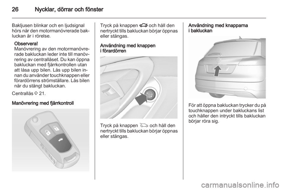 OPEL INSIGNIA 2011 Instruktionsbok OPEL INSIGNIA 2011 Instruktionsbok